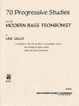 Illustration de 70 Études progressives pour trombone basse moderne à simple valve