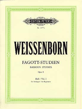 Illustration weissenborn studies op. 8 (pe) vol. 1