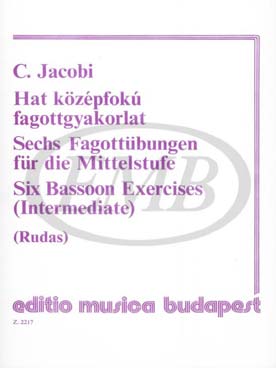 Illustration de 6 Bassoon exercices (Rudas)