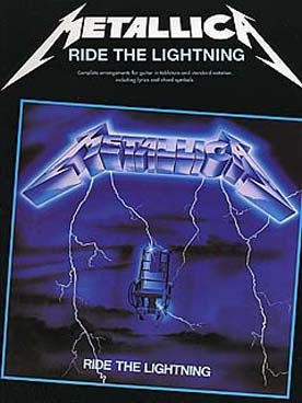 Illustration metallica ride the lightning (guitare ta