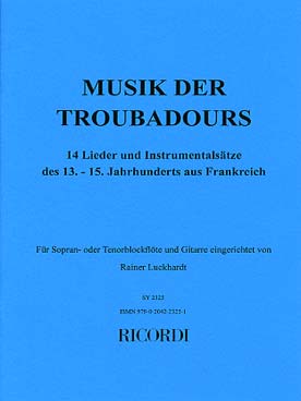Illustration de Musik der troubadours
