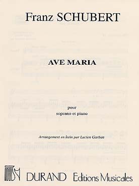 Illustration de Ave Maria op. 52/6 D 839 voix élevée (en latin)