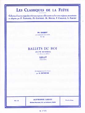 Illustration de Les Ballets du Roi : ariette en rondeau (Gaubert)