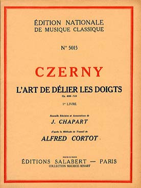 Illustration de Op. 699/740 : L'Art de délier les doigts - Vol. 1