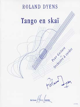 Illustration de Tango en skaï pour guitare et orchestre à cordes (C + P)