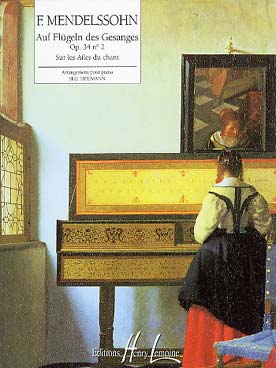 Illustration de Auf Flügeln des Gesanges (sur les ailes du chant) op. 34 N° 2 (tr. Heumann)