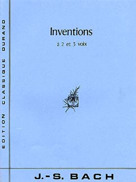 Illustration de Inventions à 2 et 3 voix BWV 772-801 - éd. Durand