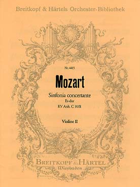 Illustration mozart symphonie concertante violon 2