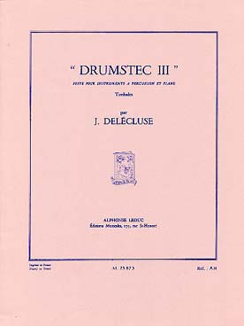 Illustration delecluse drumstec 3 timbales/piano