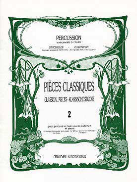 Illustration de PIÈCES CLASSIQUES percussion à clavier - Vol. 2