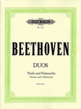Illustration de 3 Duos pour violon et violoncelle
