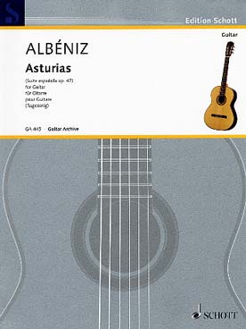 Illustration de Asturias (N° 5 Suite espagnole op. 47) - tr. Ragossnig