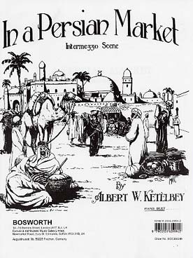 Illustration de Sur un marché Persan