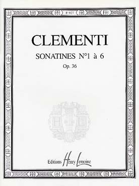 Illustration de 6 Sonatines op. 36 - éd. Lemoine