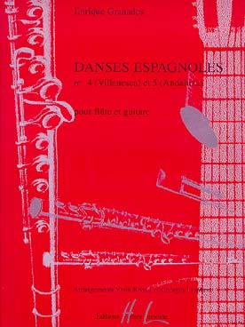 Illustration de Danses espagnoles N° 4 (Villanesca) et N° 5 (Andaluza), tr. Rivoal/Lambert