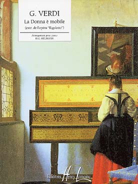 Illustration de La Donna è mobile (extrait de "Rigoletto", tr. Heumann)
