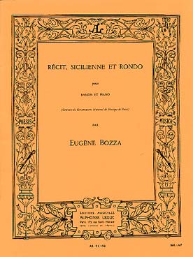 Illustration bozza recit, sicilienne et rondo