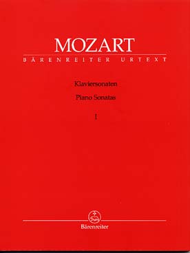 Illustration de Sonates (éd. Bärenreiter) - Vol. 1 : N° 1 à 9 K 279-284, K309-311
