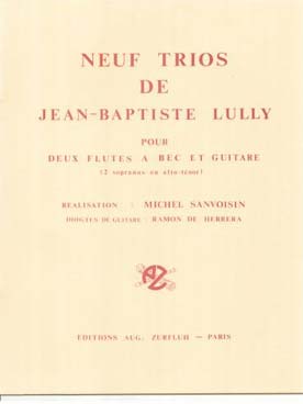 Illustration de 9 Trios pour 2 flûtes à bec et guitare