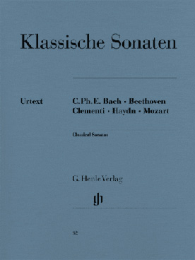 Illustration de SONATES CLASSIQUES : CPE Bach, Beethoven, Clémenti, Haydn, Mozart