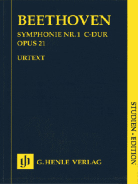 Illustration de Symphonie N° 1 op. 21 en do M - éd. Henle
