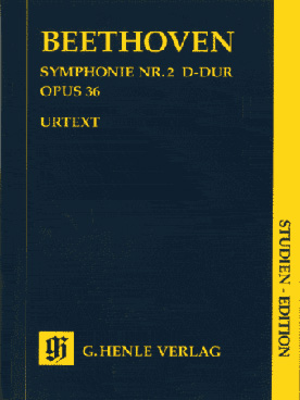 Illustration de Symphonie N° 2 op. 36 en ré M - éd. Henle