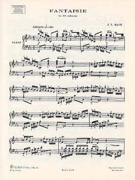 Illustration de Fantaisie en do m BWV 906