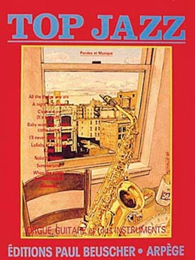Illustration de Collection TOP : édition simplifiée avec ligne mélodique +accords clavier/guitare - TOP Jazz
