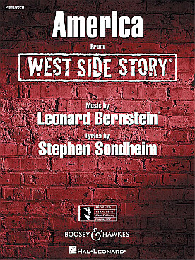 Illustration de West Side Story : America (P/V/G)