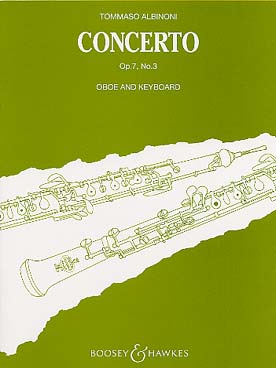 Illustration albinoni concerto op. 7/3 en si b maj