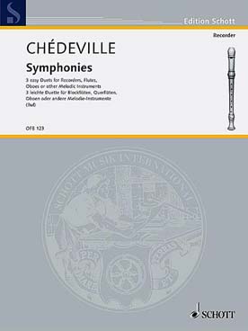 Illustration chedeville (ep) simphonies leichte duett