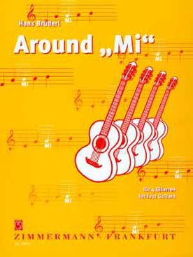 Illustration de Around "mi" pour 4 guitares