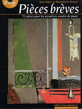 Illustration de PIÈCES BRÈVES : 72 pièces pour les 1res années de piano, réunies par J. Haury et M. Modier, avec CD inclus