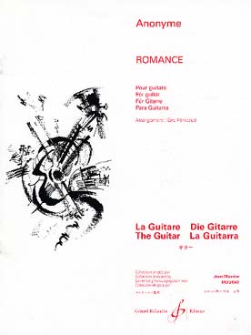 Illustration de Arrangement de la Romance de "Jeux interdits"