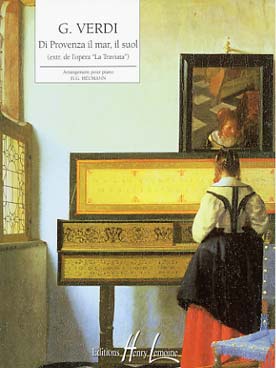 Illustration de Di provenza il mar, il suol (extrait de "La Traviata", tr. Heumann)