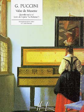 Illustration de Valse de musette "Quando me'n vo'" (extrait de "La Bohème", tr. Heumann)