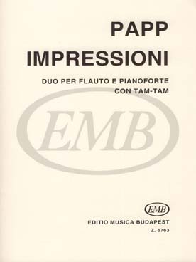 Illustration de Impressioni pour flûte, gong et piano