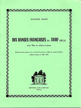 Illustration de 10 Danses françaises du 18e siècle pour flûte ou violon et piano