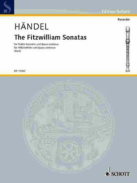 Illustration de Fitzwilliam sonatas (flûte à bec alto)