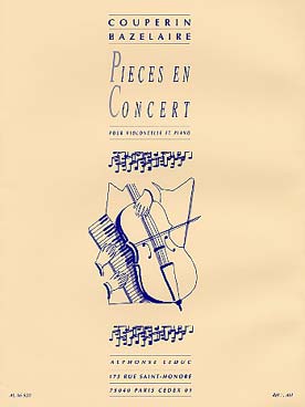 Illustration de Pièces en concert (tr. Bazelaire) : prélude, sicilienne, la tromba, plainte, air de diable