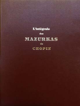Illustration chopin mazurkas (integrale)*vol. 1 a 14