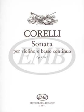 Illustration corelli sonate op. 5/ 7