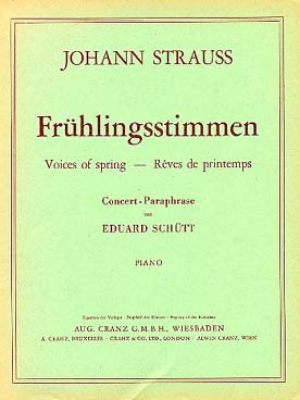 Illustration de Konzertparaphrase sur Frühlinsstimmen de Strauss J.