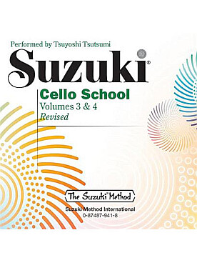 Illustration suzuki cello school cd vol. 3 et 4