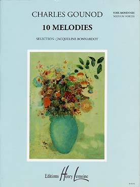 Illustration de 10 Mélodies (sélection J. Bonnardot) - Voix moyennes