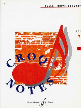 Illustration de Croq'notes ou comment apprendre à lire la musique : 2 fascicules (lecture de notes, lecture rythmique) - Vol. 2 (2e année)