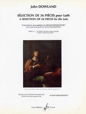 Illustration de Sélection de 26 pièces pour luth (tr. Sadanowsky) - Vol. 1 : 10 pièces faciles à assez faciles