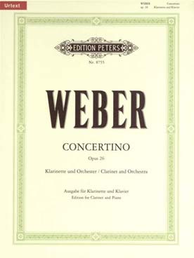 Illustration de Concertino op. 26 en mi b M