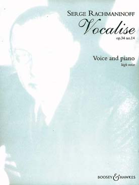 Illustration de Vocalise op. 34/14 - voix haute en do # m