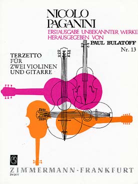 Illustration de Terzetto pour 2 violons et guitare